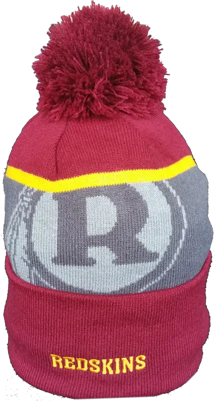  Washington Redskins Retro 50th Super Bowl Limited Edition Pom Toque Knit Cap Png Washington Redskins Logo Image