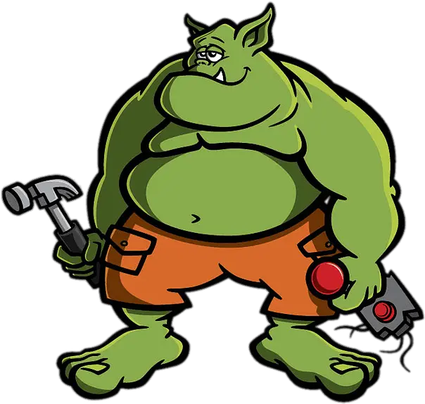  Ogre With Hammer Transparent Png Ogre Clipart Png Ogre Png