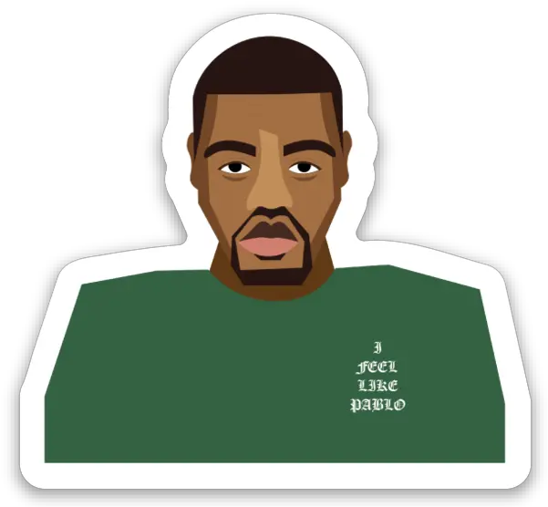  Kanye West Png Download Gentleman Kanye West Head Png