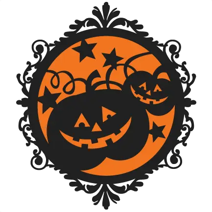  Halloween Pumpkin Frame Svg Scrapbook Cut File Cute Clipart Witch Halloween Cute Png Halloween Frame Png