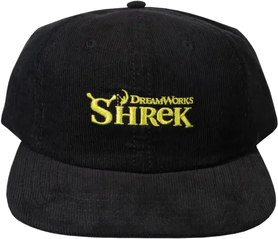  Shrek Logo Black Strapback Hat Shrek The Halls Png Shrek Logo