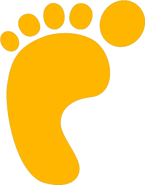  Gold Footprint Clip Art Vector Clip Art Baby Left Foot Print Png Foot Print Png