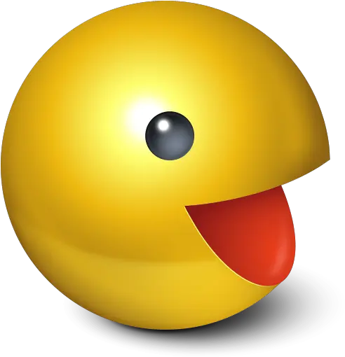  Face Gaming Pacman Smiley Cute Emot Game Yellow Games Icon Png Ninja Face Png