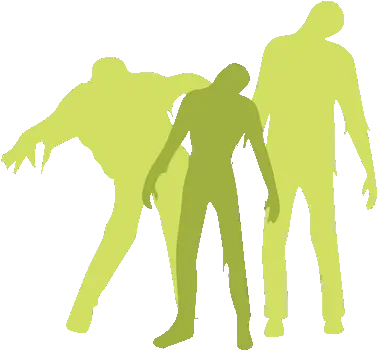  Zombie Panic Zombie Silhouette Png Zombie Horde Png