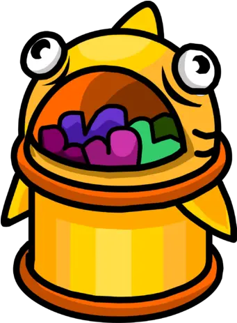  Feed Fluffy Trashcan Club Penguin Wiki Fandom Club Penguin Trash Can Png Trash Can Icon Png