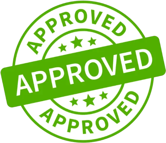  Png Background Green Approved Stamp Png Approved Png