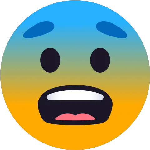  Emoji Scared Face To Copypaste Wprock Joypixels Fearful Face Emoji Png Scared Face Transparent