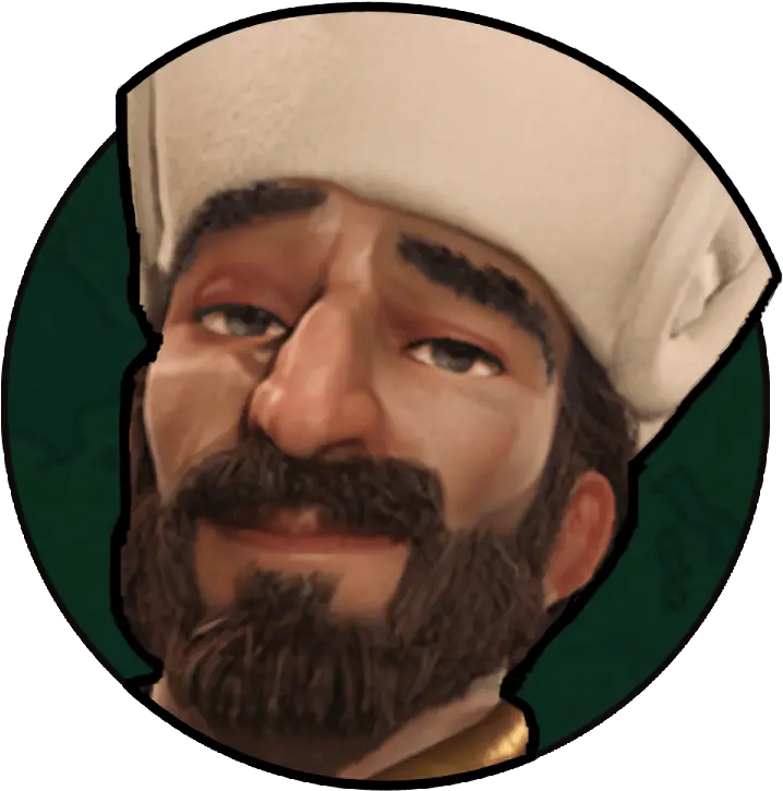  Suleiman I The Magnificent Civilizationsleaders Civ Vi Sulejman Png City Of Heroes Titan Icon