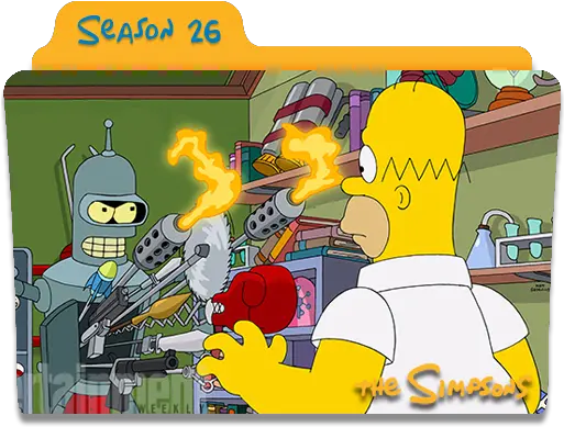  The Simpsons Season 26 Icon Folder Iconset Nellanel Simpsons Crossovers Png Simpsons Icon