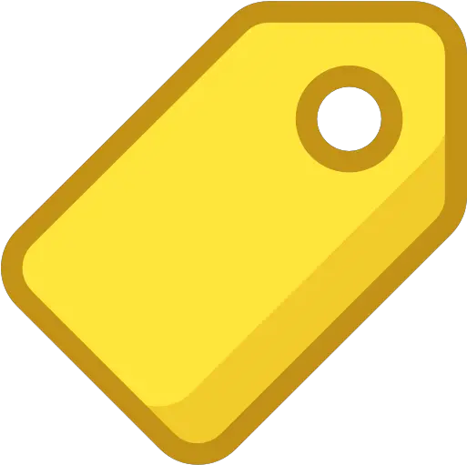  Label Tag Shopping Price Shop Ui Icon Yellow Price Tag Transparent Png Price Tag Png