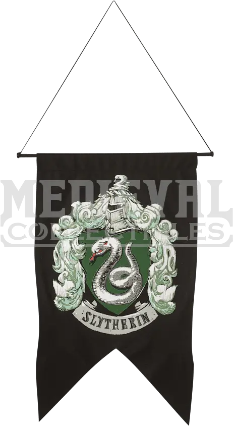  Download Hd Slytherin Printed Wall Banner Harry Potter Slytherin Flag Png Slytherin Png