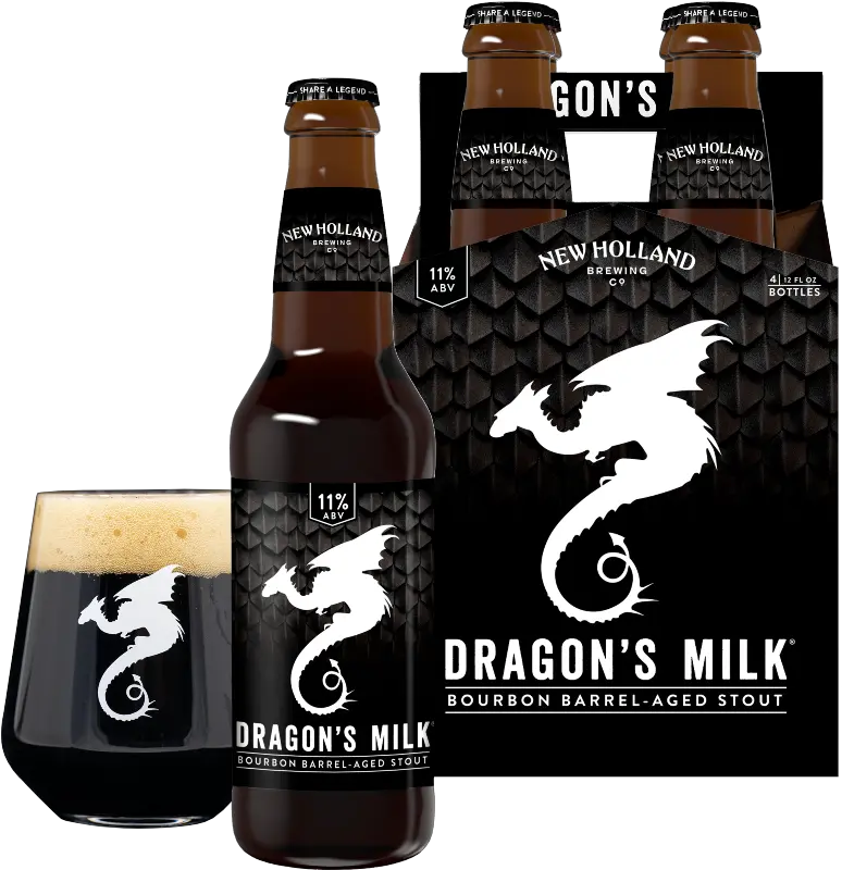  Dragonu0027s Milk Bourbon Barrel Aged Stout New Holland New Holland Milk Png Dragons Dogma Headless Icon