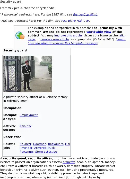  Doc Security Guard Milay Arante Beato Academiaedu Online Advertising Png Paul Blart Png