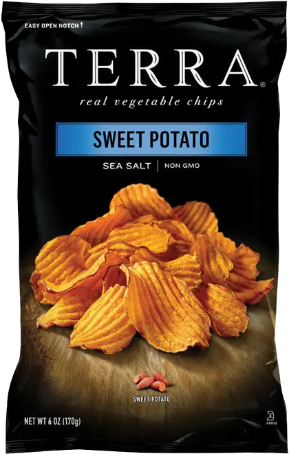  Sweet Potato Chips Terra Sweet Potato Chips Sea Salt Png Bag Of Chips Png