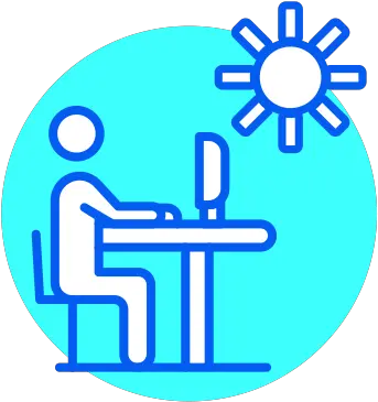  Stitcherads Careers Vector Graphics Png Person At Computer Icon