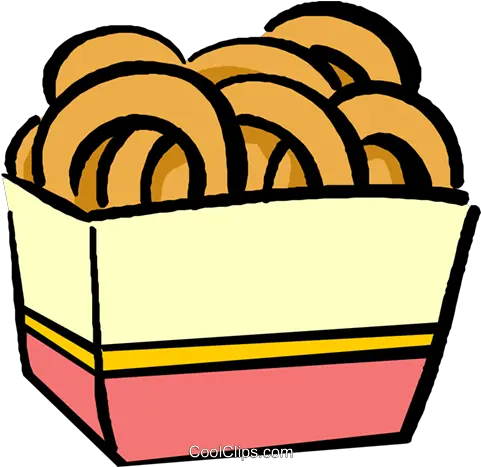  Onion Rings Royalty Free Vector Clip Art Illustration Transparent Onion Rings Clipart Png Ring Clipart Png