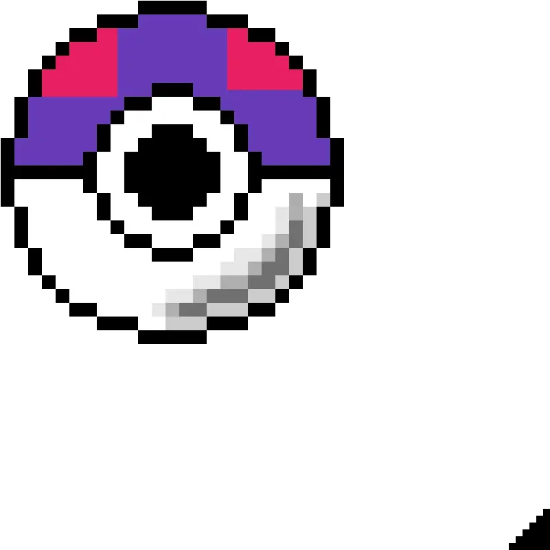  Pixel Art Pokemon Voltorb Pokeball Pixel Art Png Master Ball Png