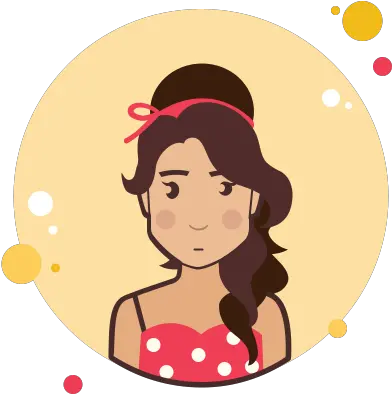  Amy Winehouse Icon In Circle Bubbles Style Png Kiss Cartoon