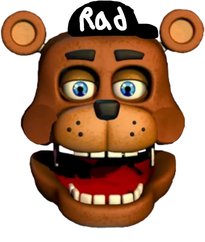  Fnaf Cool Guy Head Freddy Fazbearu0027s Pizzeria Simulator Fnaf 6 Rockstar Assemble Png Freddy Fazbear Png