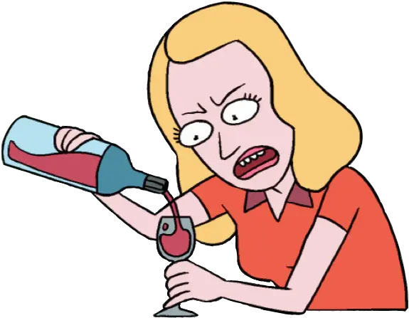  Rick And Morty Comics Beth Smith Alcohol Beth Smith Transparent Png Morty Transparent