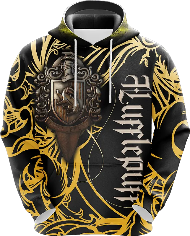  The Hogwarts Castle Hufflepuff Harry Potter Unisex 3d Hoodie Hooded Png Hogwarts Castle Png