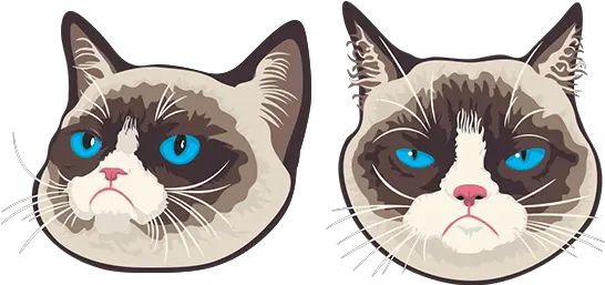  Grumpy Cat Cursor Grumpy Cat Cursor Png Knife Cat Meme Transparent