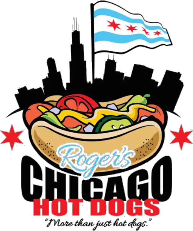  Rogeru0027s Chicago Hot Dogs Delivery Poster Clipart Full Clip Art Png Hotdog Transparent