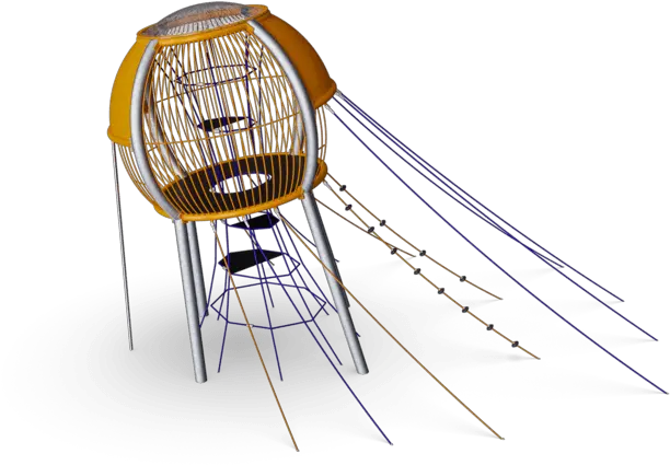  Jellyfish Play Towers From Kompan Cage Png Transparent Jellyfish