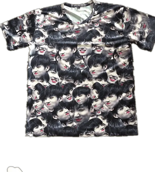  Bts Jungkook Face All Over T Shirt Shirt With Bts Faces Png Jungkook Png