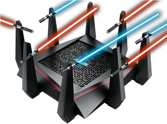  I Was Trained In Your Jedi Ways Router With 10 Antennas Png Count Dooku Png