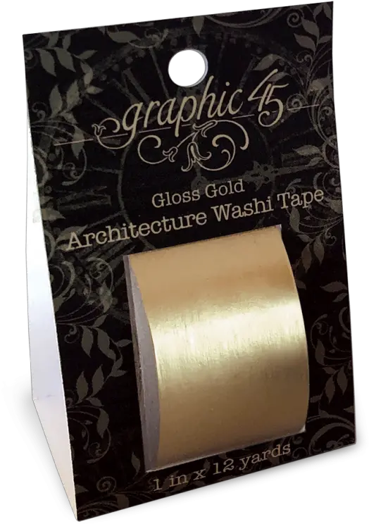  Architecture Washi Tape Gloss Gold Graphic 45 Staples Architecture Washi Tape Gloss Png Washi Tape Png