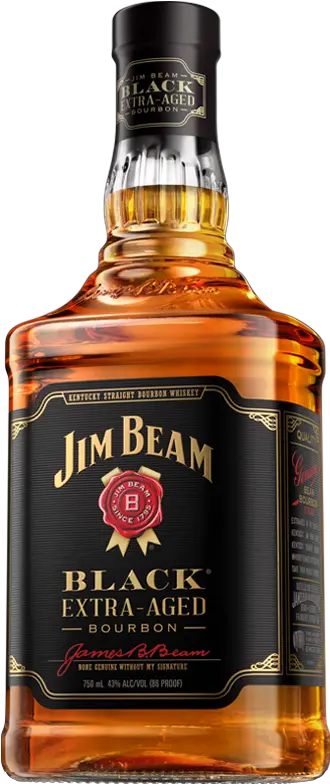  Jim Beam Black Kentucky Straight Bourbon Whiskey Jim Beam Black Extra Aged Bourbon Png Beam Suntory Logo