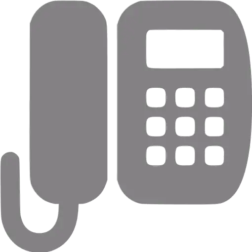  Gray Office Phone Icon Free Gray Phone Icons Png Land Phone Icon