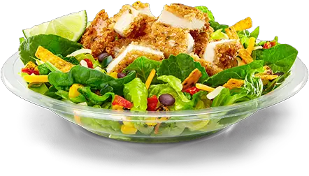  Mcdonalds Premiumsouthwestsaladwithcrispychickenpng Many Calories In Mcdonalds Salad Salad Transparent Background