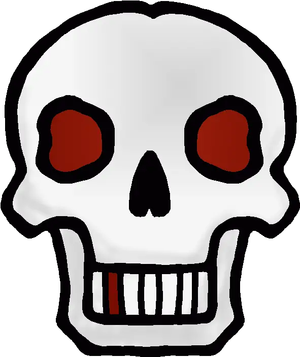  Skeleton Png Cartoon Face Skeleton Human Head Cartoon Skeleton Face Png