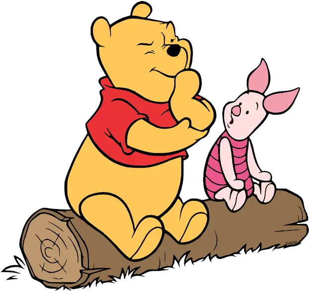  Pooh Png Piglet Picking Flowers Pooh Piglet Sitting On Winnie The Pooh And Piglet Sitting Winnie The Pooh Png