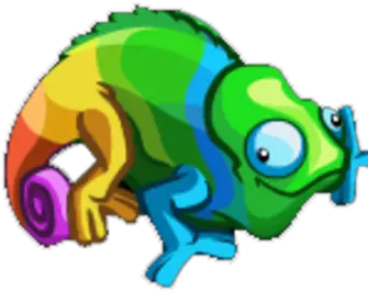  Rainbow Chameleon Clip Art Png Chameleon Png