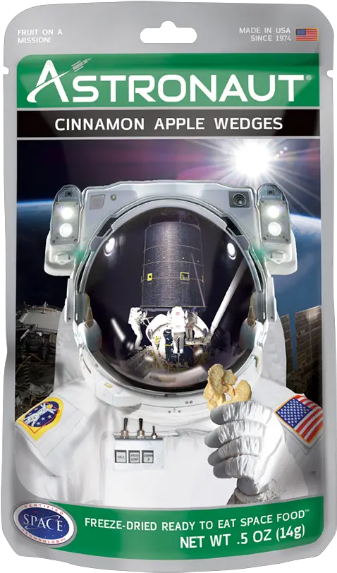  Astronaut Freeze Dried Cinnamon Apples Astronaut Vanilla Ice Cream Sandwich Png Astronaut Transparent