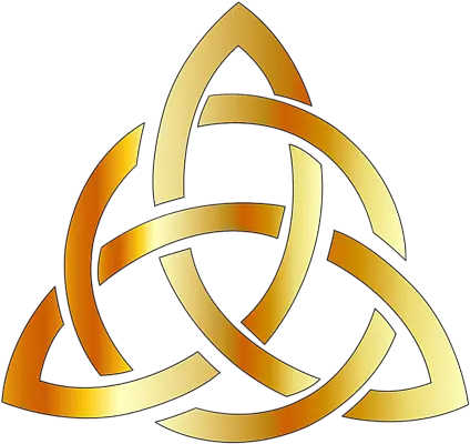  Golden Triquetra Celtic Cross 3 Point Celtic Trinity Knot Tapestry Simbolos De Proteccion Celta Triqueta Png Celtic Knot Transparent Background