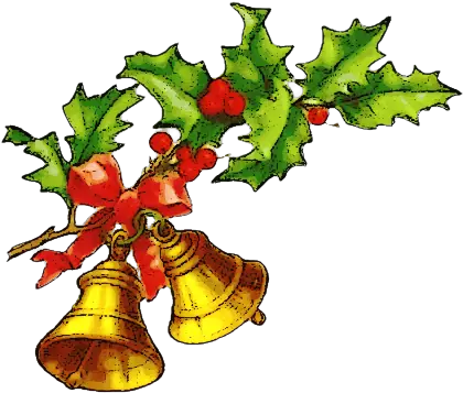  Christmas Bells And Holly Png Christmas Bells And Holly Holly Png