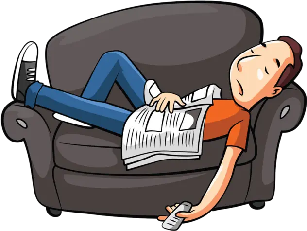  Couch Potato Sleeping On Couch Cartoon Png Potato Png