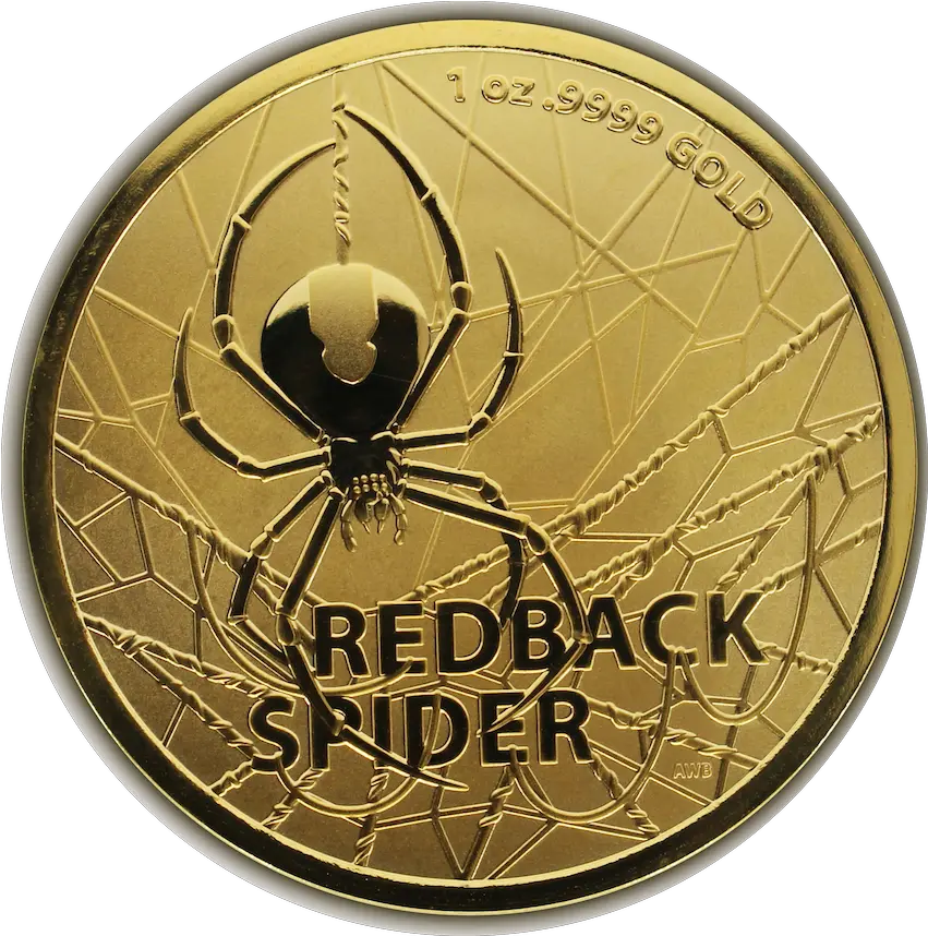  2020 1 Oz Australiau0027s Most Dangerous Redback Spider 9999 Gold Coin Bu Coin Png Spider Transparent