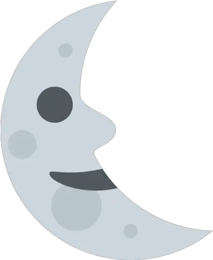  Last Quarter Moon Face Emoji Meaning Png Snapchat Moon Icon