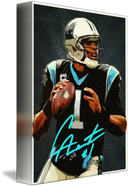  Cam Newton By Zapista American Football Png Cam Newton Png