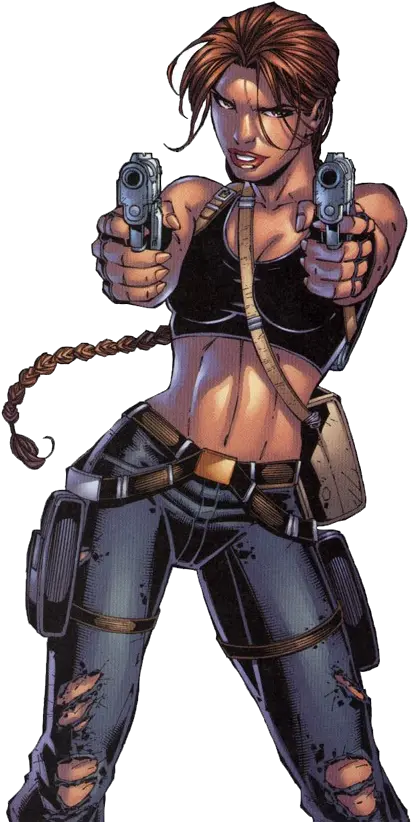  Lara Croft Tomb Raider No Background Png Play Lara Croft Tomb Raider Comic Book Revolver Transparent Background