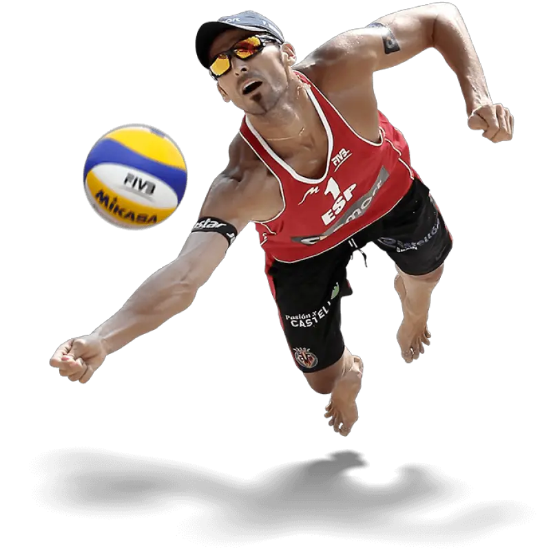  Volleyball Player Players Playing Beach Volleyball Png Volleyball Transparent Background