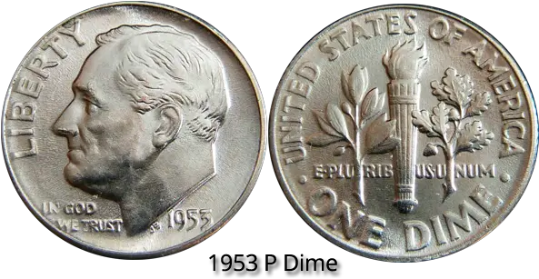  1953 Dime Domitius Ahenobarbus Coin Png Dime Png