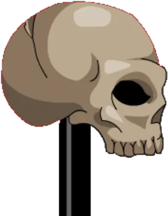  Skullstaff Of Doom Dragonfable Wiki Fandom Scary Png Skull Icon 16x16