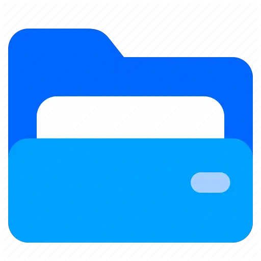  Data Storage Folders Folder Icon Horizontal Png Office Folder Icon