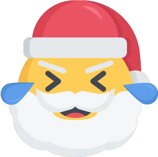  Christmas Emoji Laugh Laughing Santa Free Icon Of Dead Santa Png Laugh Cry Emoji Png